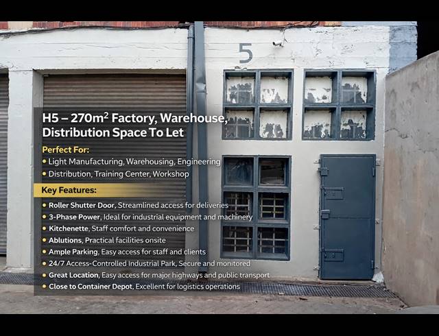 Warehouse property to rent in HERIOTDALE